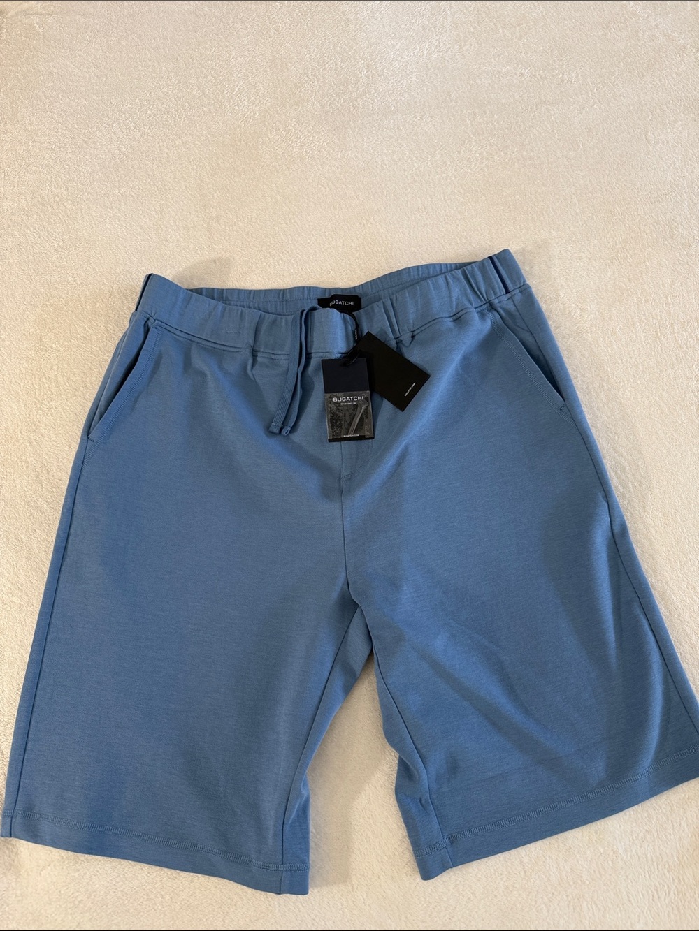 Bugatchi Men’s Sky Blue Athletic Drawstring Shorts